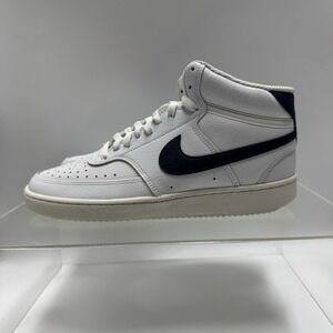 Brand New Nike Court Vision Mid White Black Sneakers CD5436-109 Women's Size 9.5